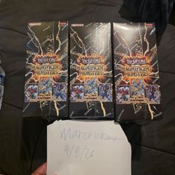 Yugioh tcg magnificent monsters display box Konami pokemon one piece op 17 worlds strongest warriors ascended heroes 30th anniversary  grandmaster rar