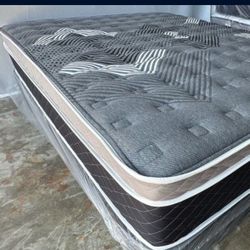 California King Oasis Comfort Europillowtop Mattress And Boxspring 