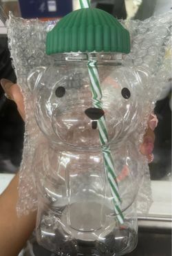 Bear plastic cup
