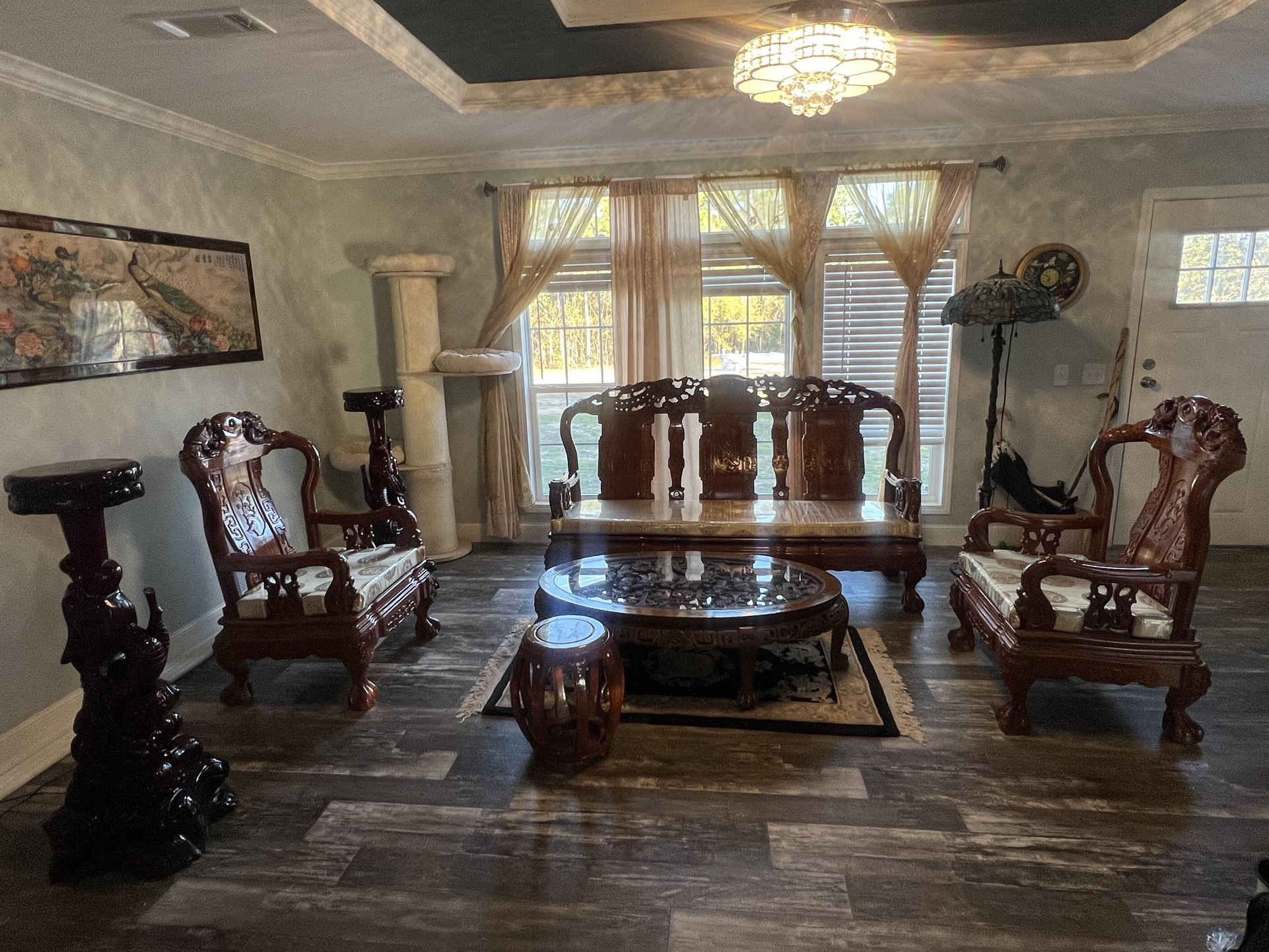 Hand Carved Japanese Furniture Whole Set