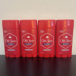4pack Old Spice Classic Men's Deodorant, Solid Stick, Original Scent, 3.25 oz