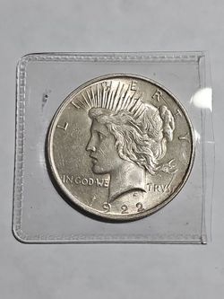 1922 Peace Silver Dollar Coin