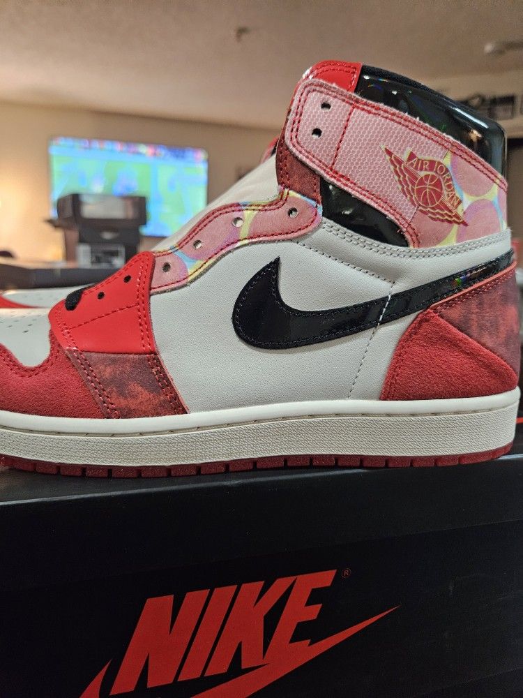 Air Jordan 1 Spiderma. Across The Spiderverse Size 11 Ds