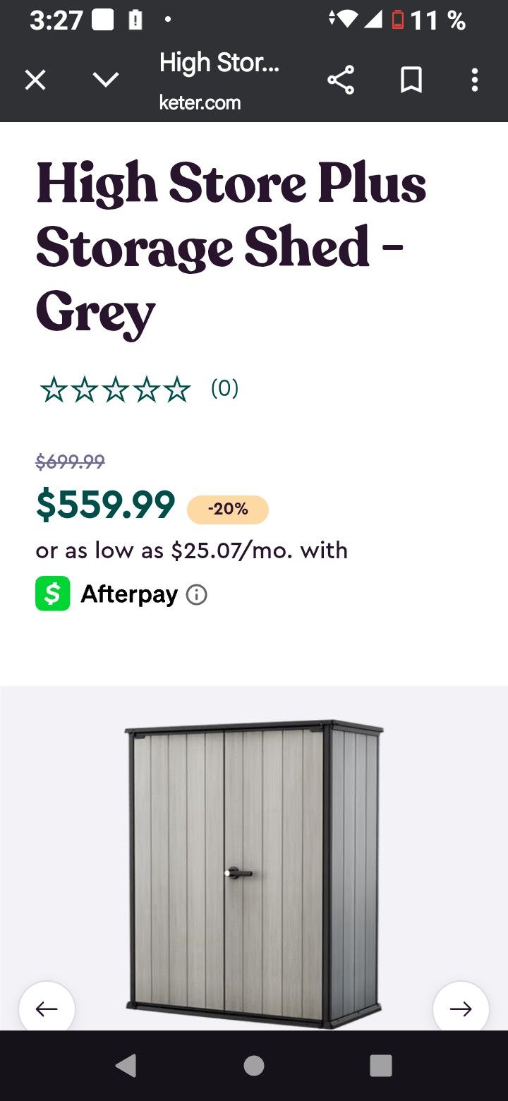 Sheds
High Store Plus Storage Shed - Grey