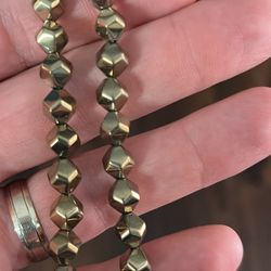 Men’s Hematite gold bracelet!