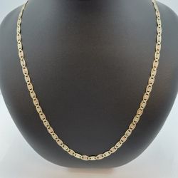 14K Gold Twotone Chain. New