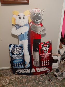 Unc and state cardboard
