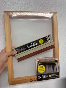 Speedball Screen Printing Frame + Squeegee