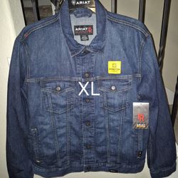 ARIAT FRC DURA STRETCH DENIM JEAN SNAP ON JACKET 