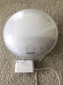 Philips HF3520 Wake-Up Light Colored Sunrise Simulator FM Radio + sounds