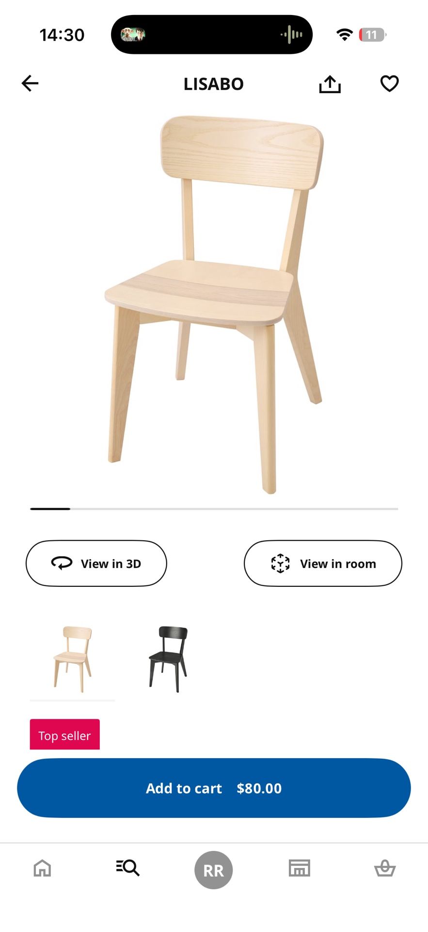 IKEA Lisabo Chair Set Of 2