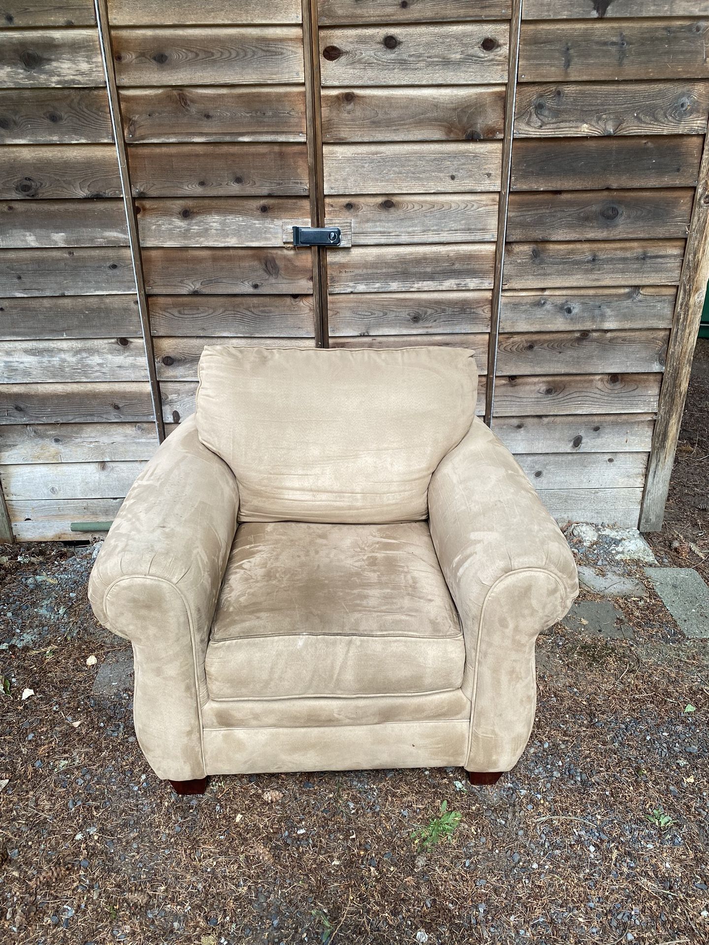Beige Armchair Sofa For Sale