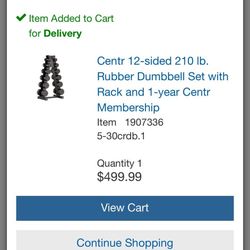 Brand New Dumbbell Set