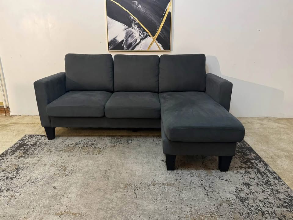 Blue 3-Seater Sectional Sofa