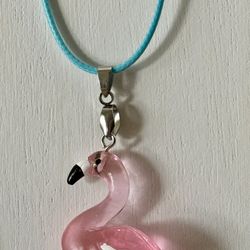 Pink Flamingo Necklace 🦩 