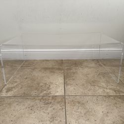 Acrylic coffee table