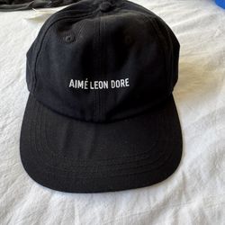 Aime Leon Dore Logo Black Hat Cap Kith