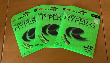 SOLINCO HEAVEN HYPER - G 16L TENNIS STRINGS… AWESOME!!