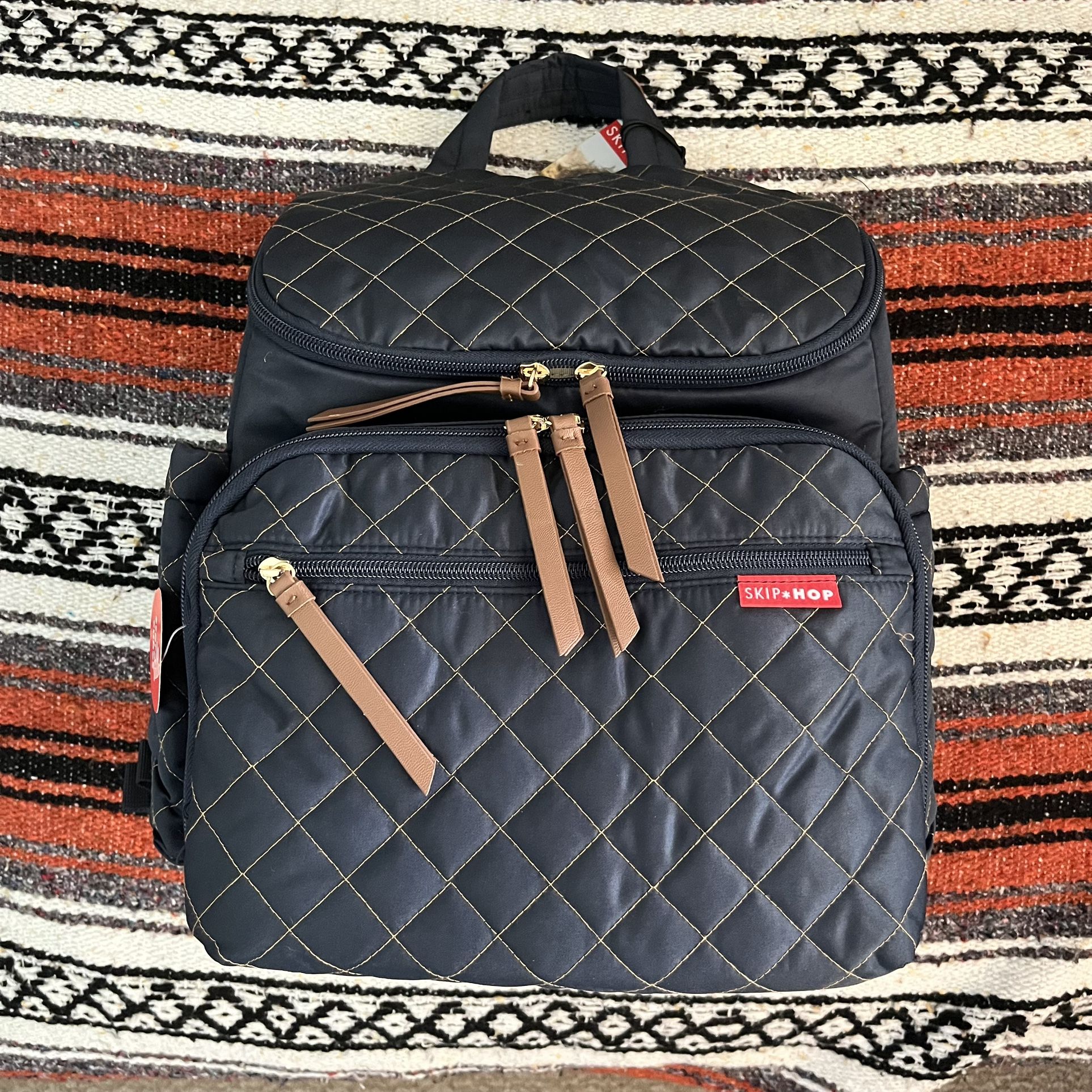Navy Skip Hop Diaper Bag Backpack