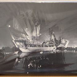 Disneyland Pirates of the Caribbean Ship, canvas print Disney Fine Art