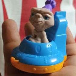 Vintage 1994 ET Toy McDonald's Birthday Train Happy Meal Toy  Extra Terrestrial
