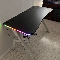 RBG gaming desk 