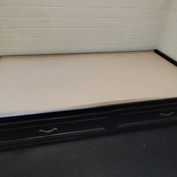 Twin Bed Frame With Drawers 