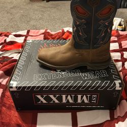 New Men’s Steel Toe Work Boots Size 9