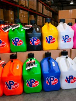 New 5-1/2 Gallon Capacity VP Racing  Fuel Gas Fuel Can Jugs ALL COLORS AVAILABLE
