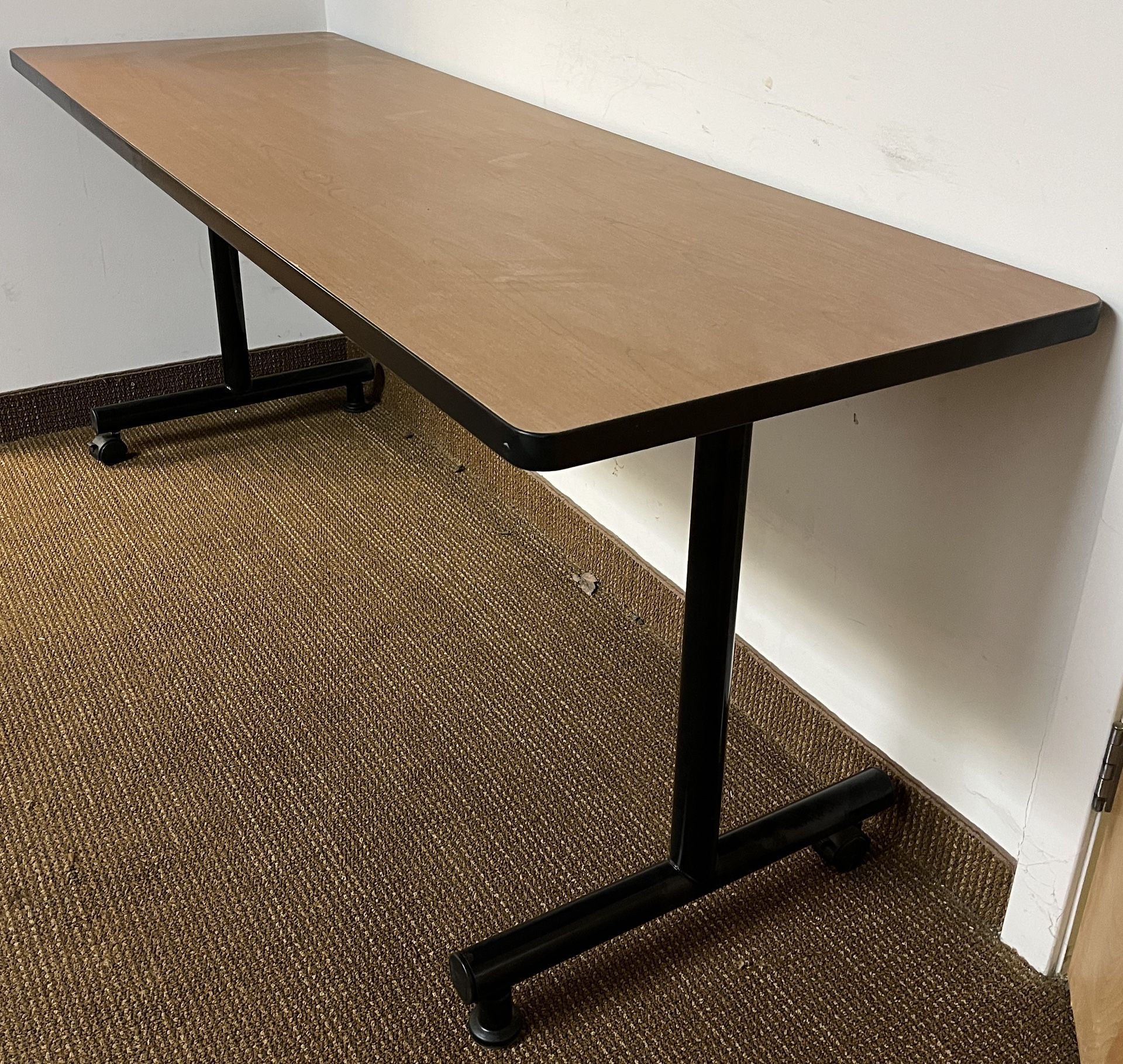(3) Regency Kobe 72" x 24" Training Table. Office Desk Classroom Desk. $70 ea. $200 all 3.  Has some light scratches and scuffs 