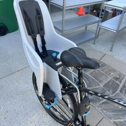 Thule Kids Bike Seat + Kids Cannondale Helmet