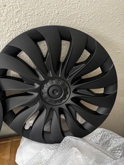 Tesla Model 3 Hubcap Wheel Cover Matte Black