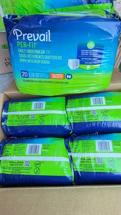 50 Packs Prevail Adult Underwear Large – BULK /Mayoreo/ Prevail Adult Underwear Large – Bulk / Mayoreo – 50 Paquetes