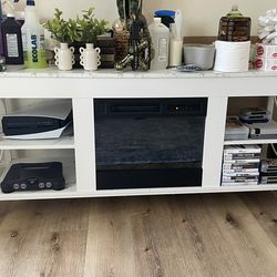 Electric fire place tv stand