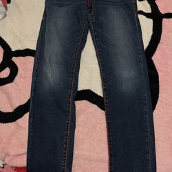 true religion outlined jeans size 14 