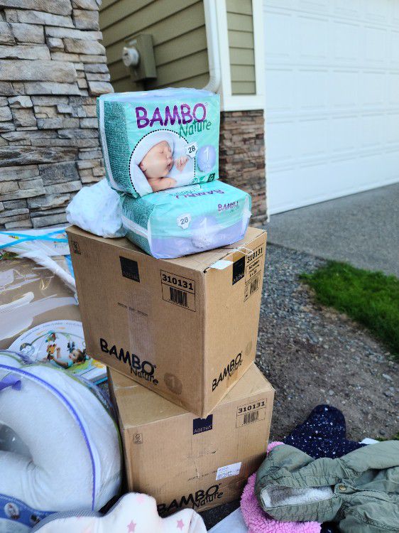 Newborn BABO diapers 