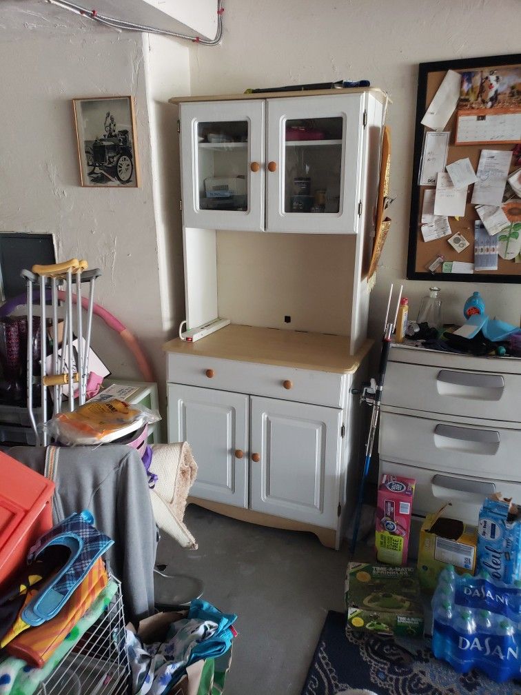 Tall White Hutch Or Desk Or?