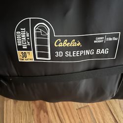 Cabela’s Hooded Sleeping bag