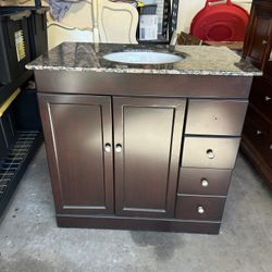 Bathroom Vanity w/Stone Top