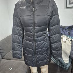 32 Heat Degreez Long Puff Womes Jacket Size M