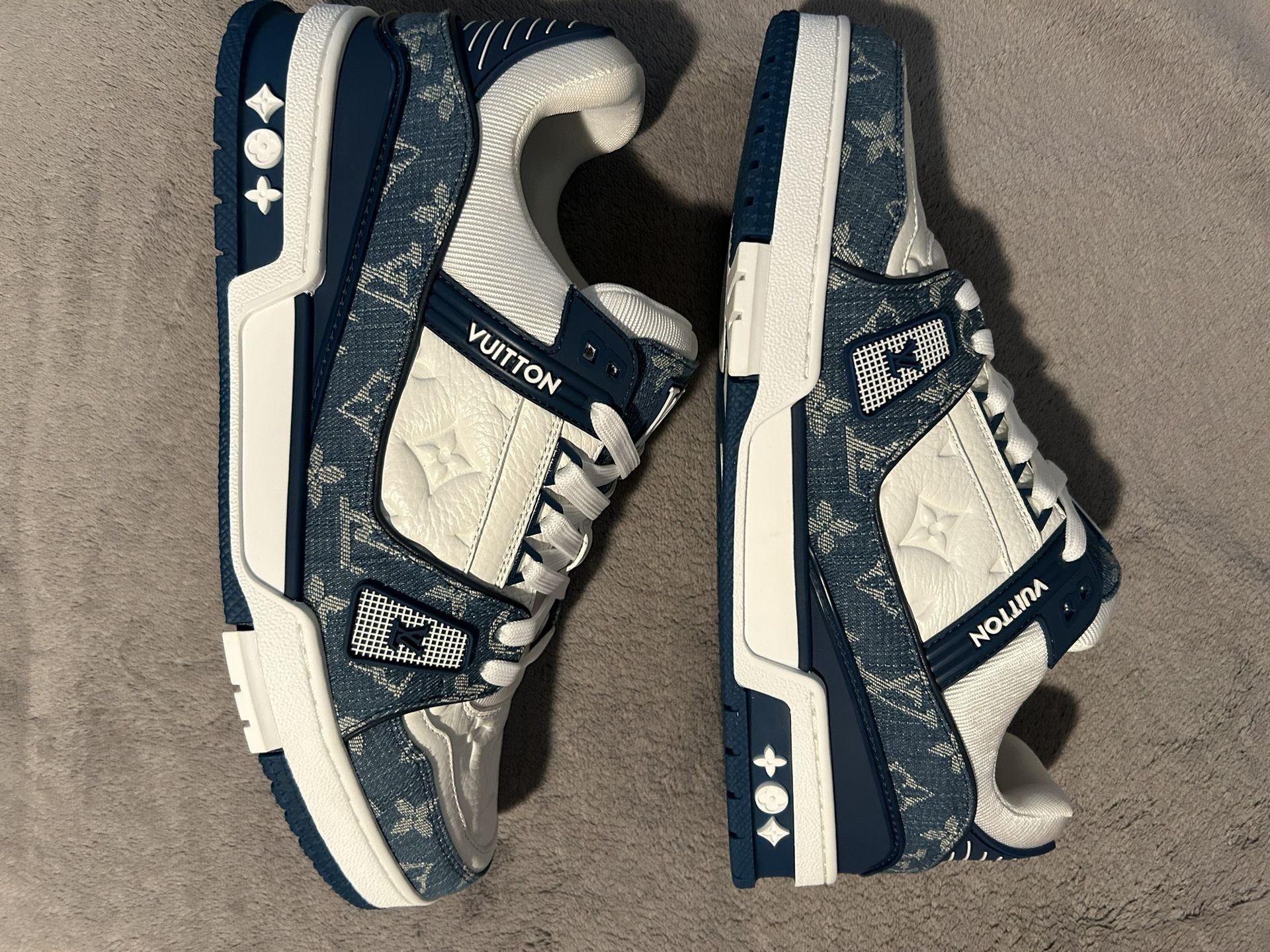 LV Trainers Denim blue