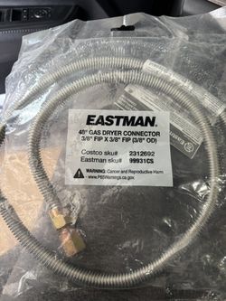 Eastman 48” Gas dryer connector