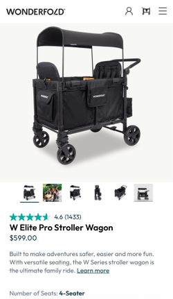 Wonderfold w4 stroller wagon