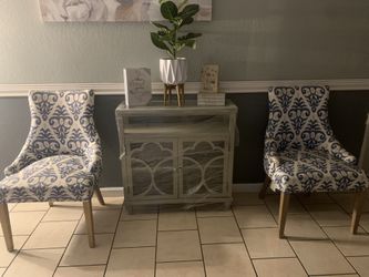 Chairs And Cabinet 