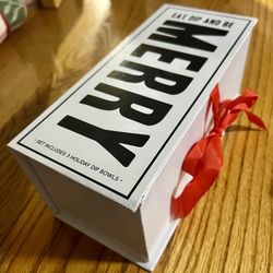 NEW IN BOX Holiday Dip Bowl Set