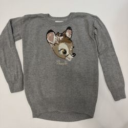 GAP Gray Sweater with Sequin Design size medium