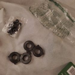 MECCANIXITY Shaft Collar 3/4" Bore Single Split Carbon Steel Clamping Collar Shaft Collars with Set Screw Black 4 Pack
