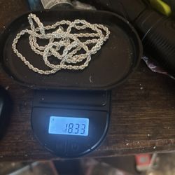 Brand New Italian Silver Chain! 26 Inch 