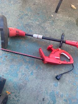 Homelite Electric Hedge Trimmer and Edger Set