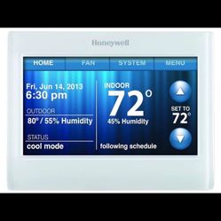 Honeywell Wifi Thermostat 9000 Color Touchscreen 